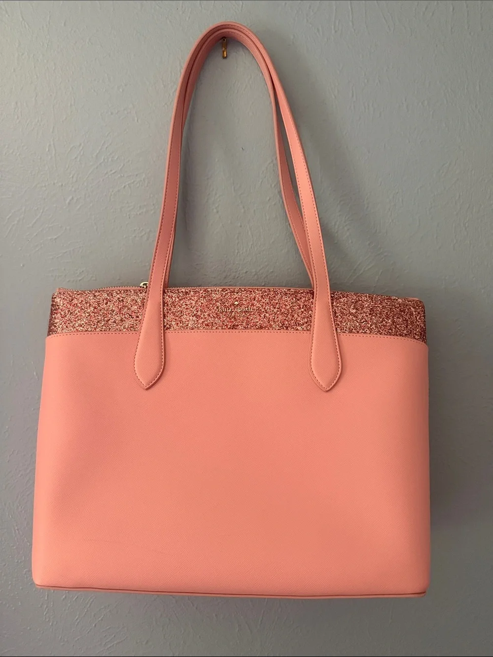 Kate Spade Pink Glitter Tote NWOT